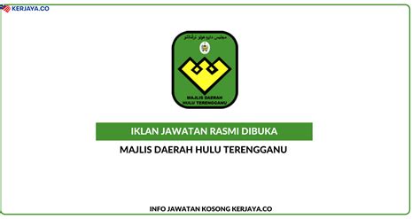 Merujuk portal jpn perak bertarikh 31 julai 2012, unit pembangunan manusia jpn. Jawatan Kosong Terkini Majlis Daerah Hulu Terengganu ...