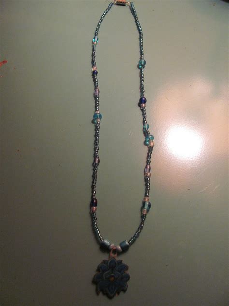 Shrinky Dink And Bead Necklace · A Shrink Plastic Pendant · Jewelry