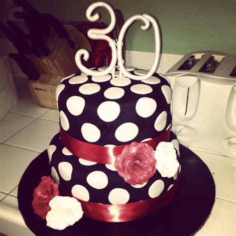 See more ideas about cupcake cakes, just desserts, cake desserts. My super awesome rockabilly/polka dot 30th bday cake my ...