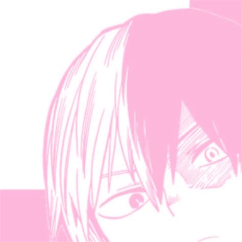 Todoroki Pink Manga Pink Wallpaper Anime Anime Monochrome Pastel