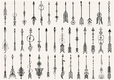 Hand Drawn Arrow Collection Vector Free Download