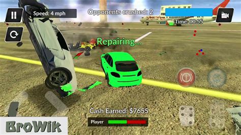 derby in airport car crash simulator 3d 5 gameplay youtube