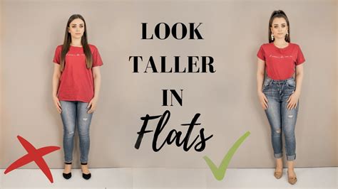 How To Look Taller In Flat Shoes Tips To Look Taller Without Heels Youtube