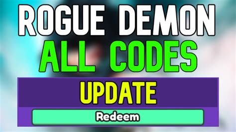New Rogue Demon Codes Roblox Rogue Demon Codes February 2024 Youtube