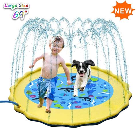 Play Mat Sprinkler Pool Pet Sprinkler Splash Pad Inflatable Water Toys