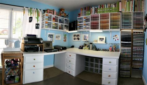 Is your craft room a little less organized than you would like? Dream Craft Rooms