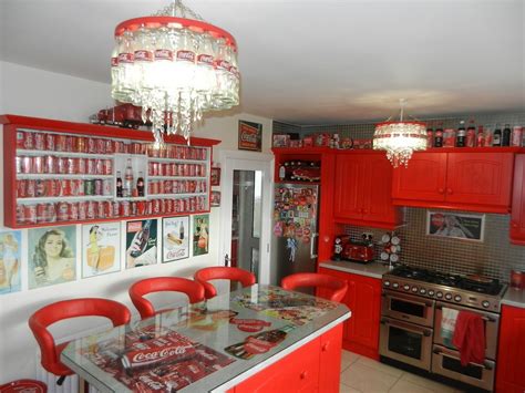 coca cola obsessed woman covers  house  coke