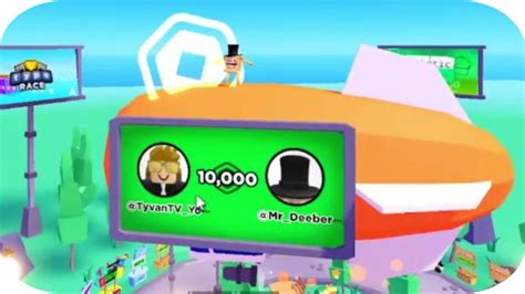 Donating 10k Robux To Mistadeeb My First Blimp Donation In Roblox Pls