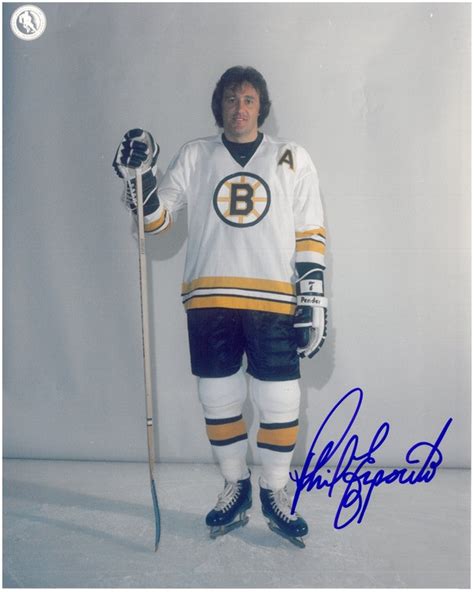 Phil Esposito Autographed Boston Bruins 8x10 Photo 1 Detroit City Sports