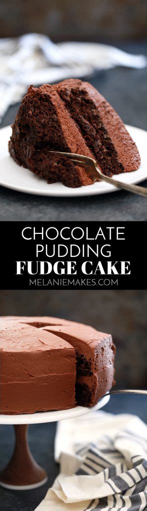 Chocolate Pudding Fudge Cake Melanie Makes