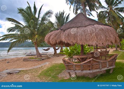 Tropical Beach Hut Stock Image Image Of Seascape Island 22197797