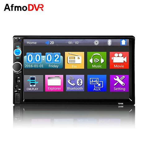 Universal 7010b 2 Din Car Radio Multimedia Player 7 Inch Touch Screen