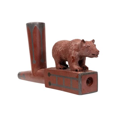 Native American Sioux Tribe Bear Effigy T Pipe For Sale At 1stdibs