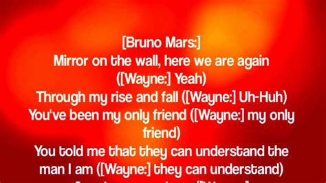 Mirror Lil Wayne Ft Bruno Mars Youtube