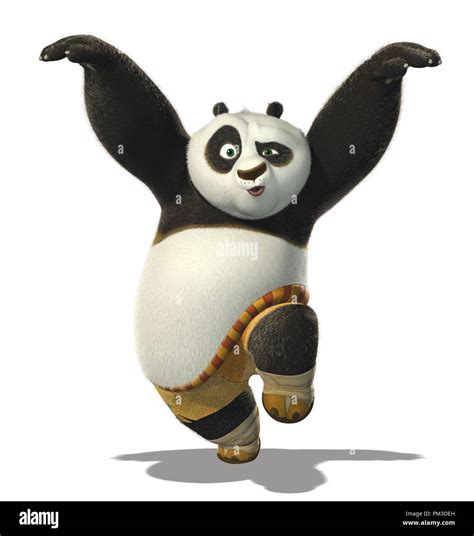 Kung Fu Panda Po © 2008 Dream Works Jcc Banque Dimages Photo