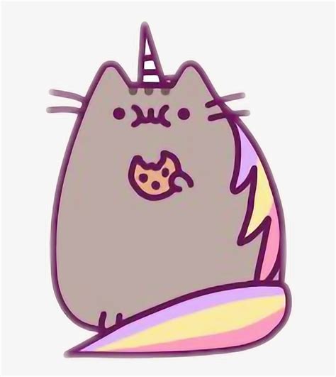 Cute Rainbow Unicorn Pusheen Cat Dibujos Kawaii De Gatitos