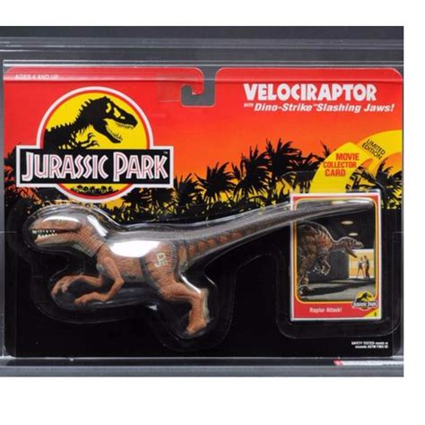 Jurassic Park Toys Original Vintage Jp25 Series Velociraptor