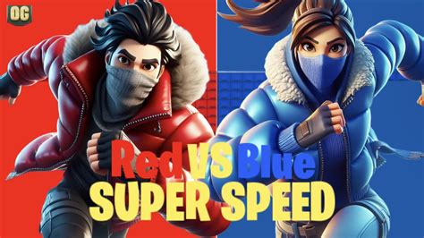 super speed red vs blue 🔴🔵 1766 4193 0988 by acidmodz fortnite creative map code fortnite gg