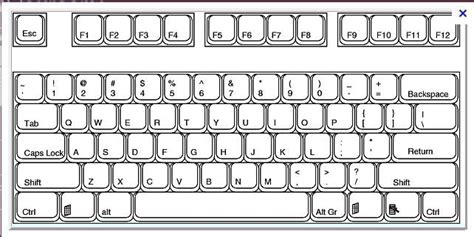 Free Printable Keyboard Template