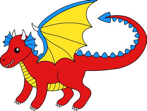 Even though he's a dragon, he's as sweet and gentle as a kitten. Cute Baby Dragon Clipart | Free download on ClipArtMag
