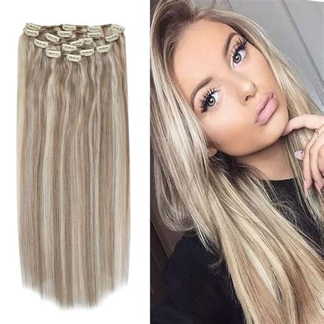 Fast Seller Shipping Dirty Blonde Clip In Hair Extensions