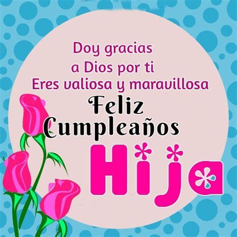 A Happy Birthday Card With Pink Roses In The Center And Spanish Words