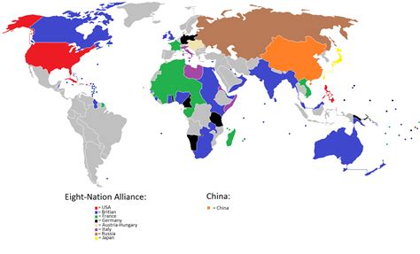 Countries That Participated In The Conflict Following The Boxer