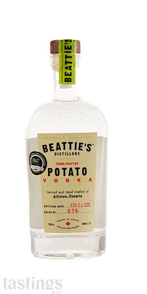 Beatties Distillers Beatties Premium Potato Vodka Canada Spirits Review