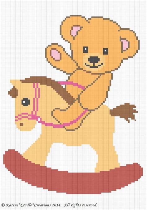 Check spelling or type a new query. Details about Crochet Patterns - TEDDY BEAR ON A ROCKING ...