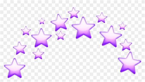 Stars Star Purple Tumblr Crown Emoji Emojis Png Png Transparent Png