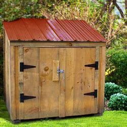 Large rustic outdoor wood storage bin Solid wood tilt out trash cabinet or recycling cabinet plans.