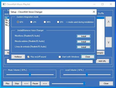 It has an available music player with enhanced audio controls. Clownfish Voice Changer 1.05 - Download für PC Kostenlos