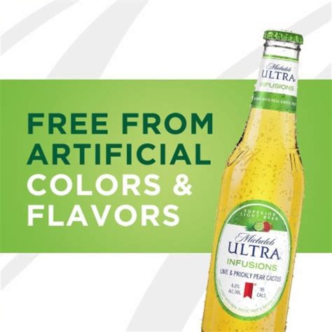 Michelob Ultra® Infusions Lime And Prickly Pear Cactus Light Beer 12 Pk