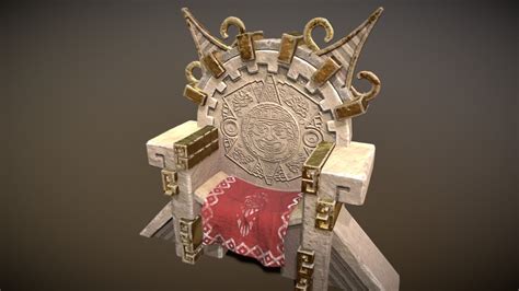 Aztec Throne Download Free 3d Model By Arnaudsgz Arnaudsougnez