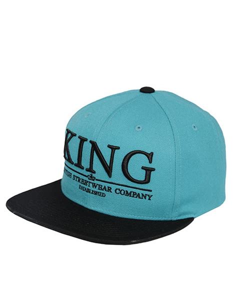 King Apparel Mens Krest Select Caps Teal Onesize Fit All Youchat