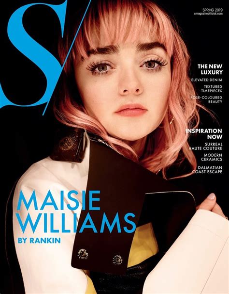 Maisie Williams Shows Off Her Pink Locks For S Magazine Maisie