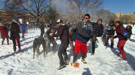 Snowball Fight Who Says Nothing Gets Done In Washington Nbc News