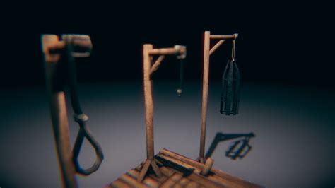 3d Model Horror Torture Pack Vr Ar Low Poly Cgtrader