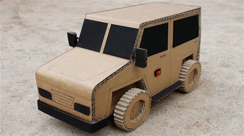 How To Make A Model Car From Cardboard How To Make Car On A Radio Control