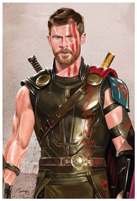 Thor Ragnarok — Tony Santiago Art Thor Comic Marvel Drawings Thor