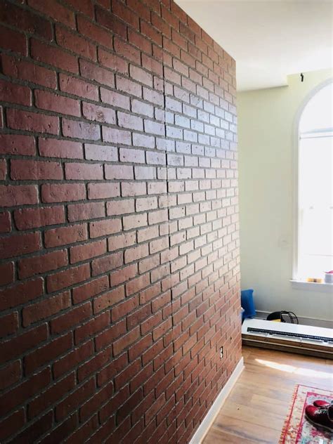 Diy Faux Brick Wall Faux Brick Wall Panels Faux Brick Backsplash