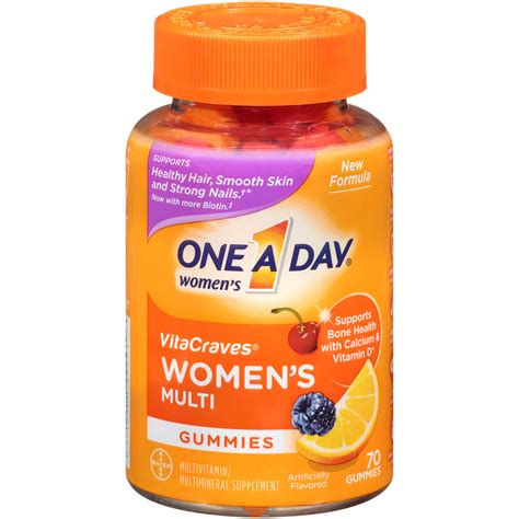 Bayer One A Day Women S Vitacraves Adult Multivitamin Gummies 70 Gummies
