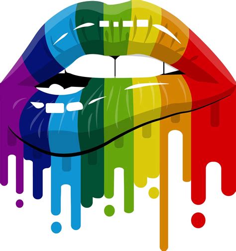 Dripping Rainbow Lips Digital Download Etsy Rainbow Lips Lips Iphone Wallpaper Lights