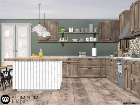 Aluminum Kitchen By Wondymoon At Tsr Sims 4 Updates