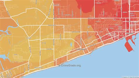 The Safest And Most Dangerous Places In Long Beach Ms Crime Maps And