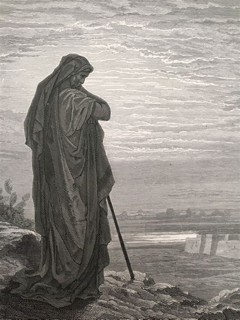 1870 Amos Original Antique Gustave Dore Engraving Mounted And Matted