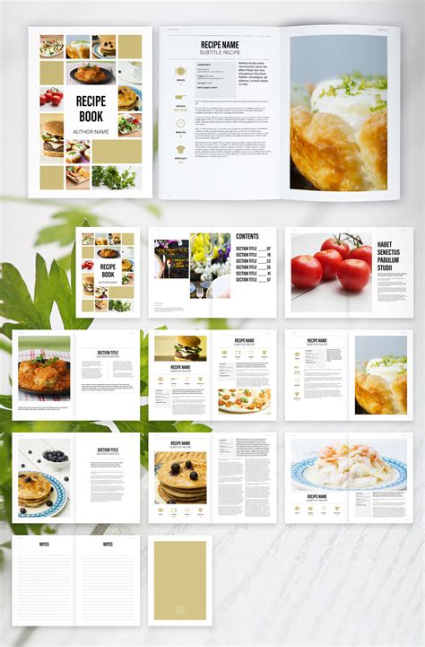 50 Versatile Indesign Cookbook Templates 2023 Redokun Blog