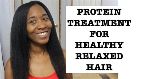 Protein Treatment For Healthy Relaxed Hair Youtube