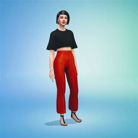 Casual Outfit Sims 4 Cc Симс