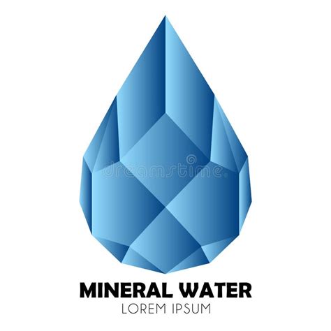 Mineral Water Logo Stock Vector Illustration Of Ecology 98883924